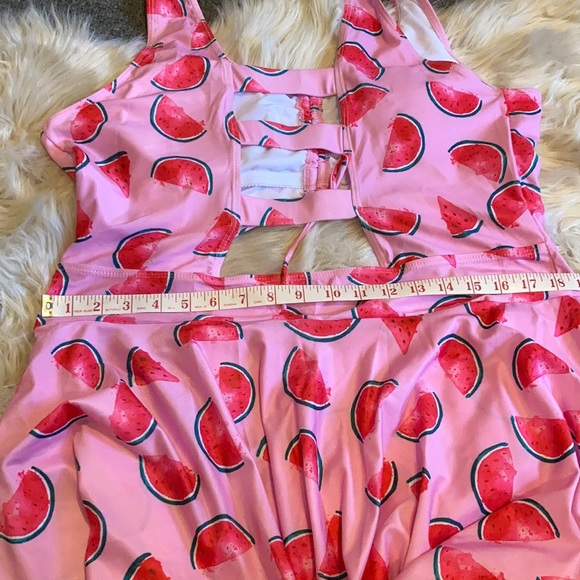 Fun Print ESPRLIA Halter Swimwear One Piece Pin up Tankini Swimwear2x 🩱🌊🌞 - Picture 7 of 8